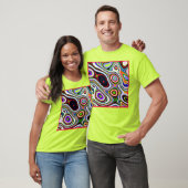 T-shirt Motif d'abstraction coloré (Unisexe)