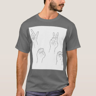T-shirt MOTIF d'amour ASL