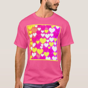 T-shirt Motif d'amour du coeur coloré