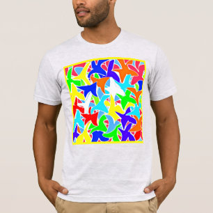T-shirt Motif d'art chromatique