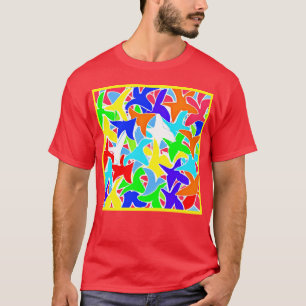 T-shirt Motif d'art chromatique