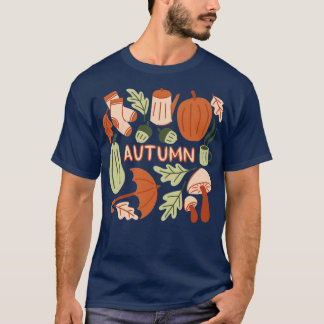 T-shirt Motif d'automne
