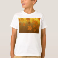 Motif d'automne avec feuilles d'érable en chute et