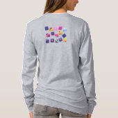 T-shirt Motif de blocs colorés Abstraits (Dos)