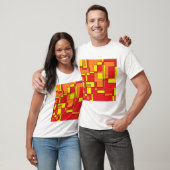 T-shirt Motif de briques Abstrait (Unisexe)