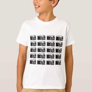 T-shirt motif de caméra Cool