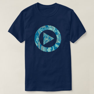 T-shirt Motif de camouflage BlueBlast Camo Appuyez sur Lec