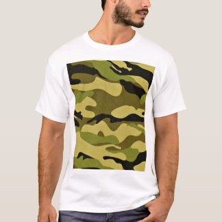 T-shirt Motif de camouflage classique de la forêt pour hom