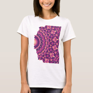 T-shirt Motif de carrelage qui disparaît