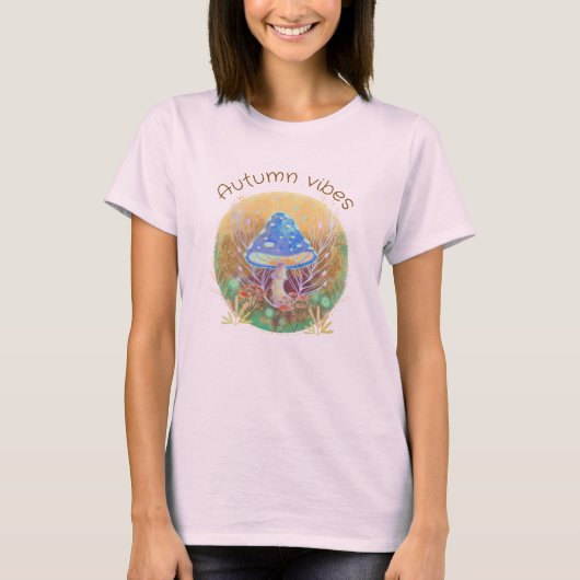 T-shirt Motif de champignon Autmn (Devant)