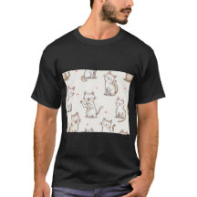 Motif de chats joueurs