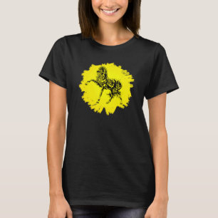T-shirt Motif de chevaux Cheval Élégant Crinière Animaux C
