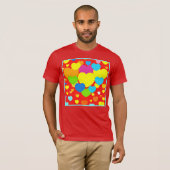 T-shirt Motif de coeur (Devant entier)