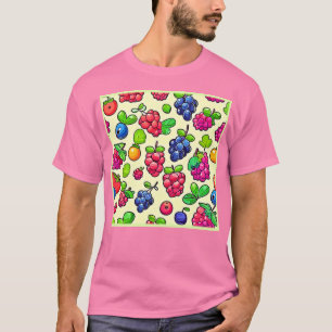 T-shirt Motif de conception de fruits de baies