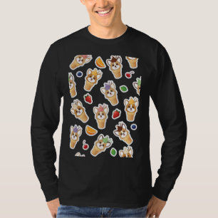 T-shirt Motif de cône de crème glacée Corgi