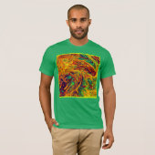 T-shirt Motif de couleur vive (Devant entier)