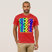 T-shirt Motif de couleurs vives (Devant entier)