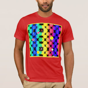 T-shirt Motif de couleurs vives