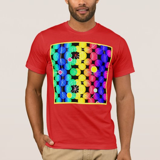 T-shirt Motif de couleurs vives (Devant)