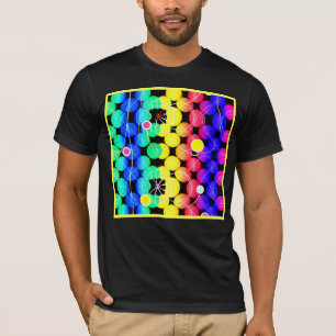 T-shirt Motif de couleurs vives