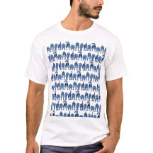 Motif de Culs de Chien Bleu