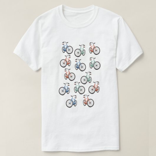 T-shirt Motif de cycle (Design devant)