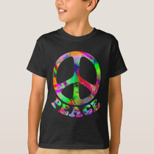 T-shirt Motif de ` de chemises de paix