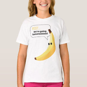 T-shirt Motif de fête drôle de jeux de mots sur la banane,