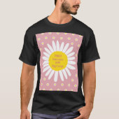 T-shirt Motif de fleur marguerite - Pureté, citation d'inn (Devant)