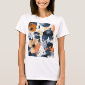T-shirt Motif de fleurs (Devant)