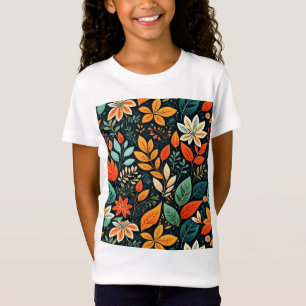 T-Shirt Motif de fleurs exotiques florales