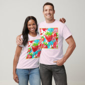 T-shirt Motif de fraise (Unisexe)