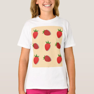 T-shirt Motif de fraises pour les fruits à l'été bonnes vi