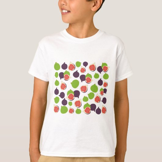T-shirt Motif de fruits d'été à la fibre méditerranéenne (Devant)