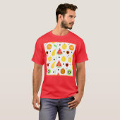 T-shirt Motif de fruits tropicaux (Devant entier)