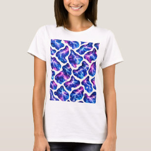 T-shirt Motif de galaxie de tempête d'éclairs