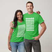 T-shirt Motif de grille Trèfle (Unisexe)