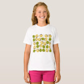 T-shirt Motif de Jackfruit d'été tropical - Fruit exotique (Devant entier)