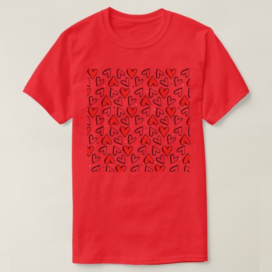 T-shirt Motif de la Journée des Véntines 1 (Design devant)