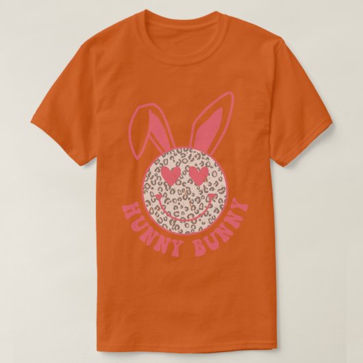 T-shirt Motif de lapin leopard (Design devant)