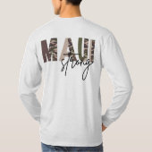 T-shirt Motif de l'armée Maui (Dos)