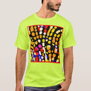 T-shirt Motif de lecture couleur expressif