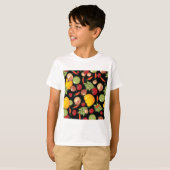 T-shirt Motif de légumes (Devant entier)