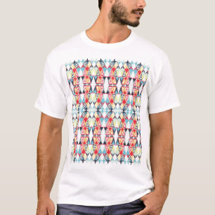 T-shirt Motif de ligne tribale géométrique Abstrait