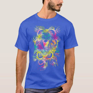 T-shirt Motif de Lion Fier Glissant Type B