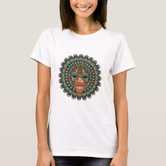 T-shirt Motif de masque Aztec
