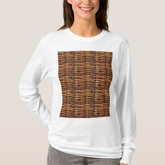 T-shirt Motif de panier d'osier (Devant)