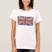 T-shirt Motif de pêche du pavillon Union Jack (Devant)