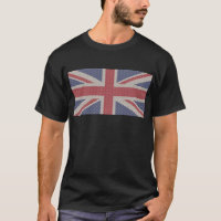 T-shirt Motif de pêche du pavillon Union Jack