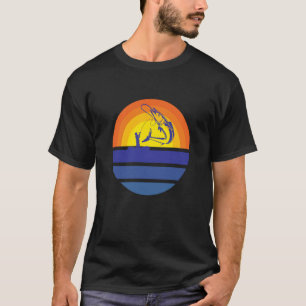 T-shirt Motif de pêche sports pêcheurs hameçons de pêche